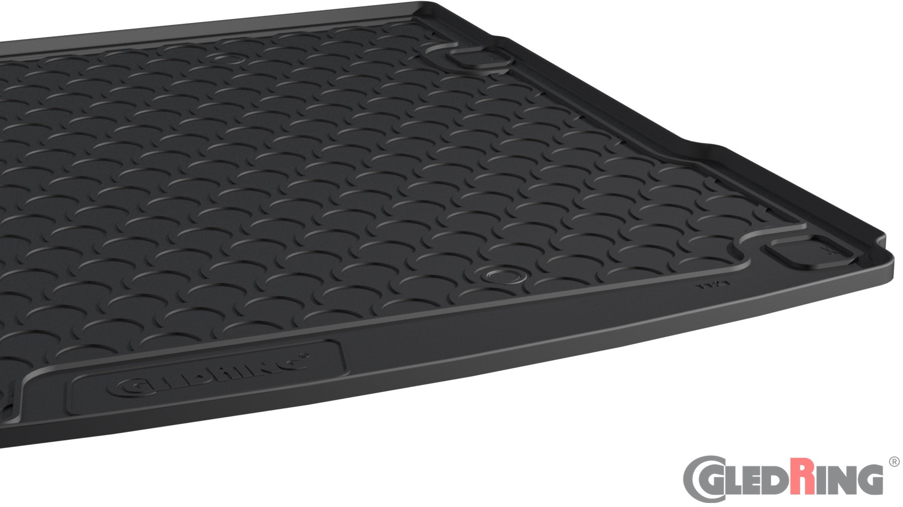 Original Gledring Premium Gummi Kofferraummatte - AUDI Q5 (mit starrer Rüchbank oben) 01.2017->2024